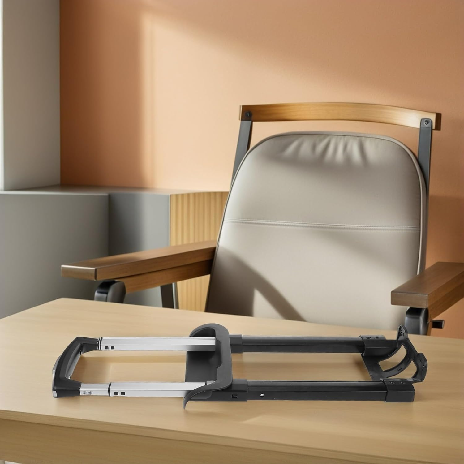 16-Inch Telescoping Luggage Handle Replacement, Four-Section Adjustable Suitcase Pull Rod for Travel Suitcases and Carrying Cases image number 4