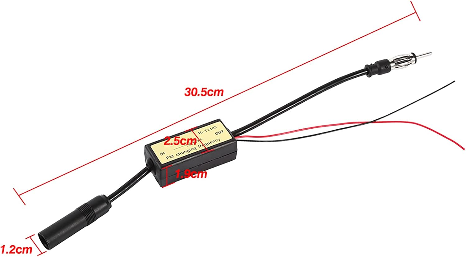 Car FM Band Expander Frequency Antenna Radio Converter Reduces Fm88-108Mhz to 76-90Mhz for Japanese Autos with Easy Installation image number 5