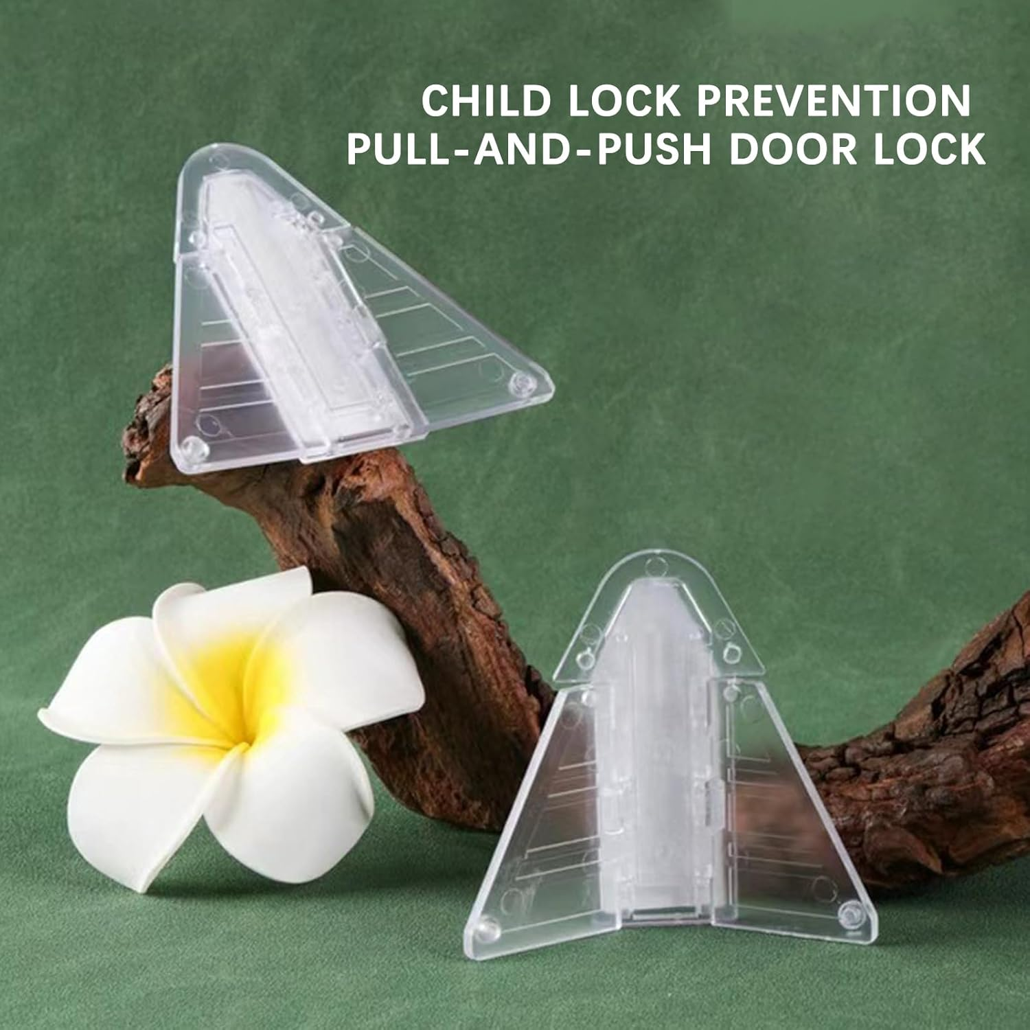 6-Pack Transparent Sliding Door Locks for Baby Safety, Child Proof Locks with High-Strength Adhesive, Safety Latches for Sliding Closet, Shower, Patio Window, and Wardrobe image number 5