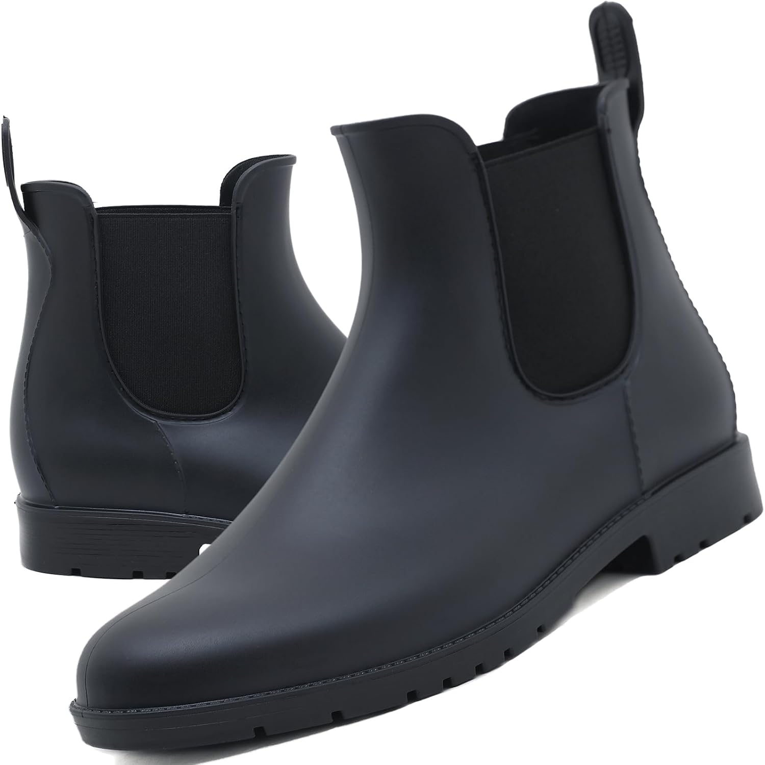 Acfoda Unisex Adult Waterproof Wellington Boots with Block Heel, Size 35-43