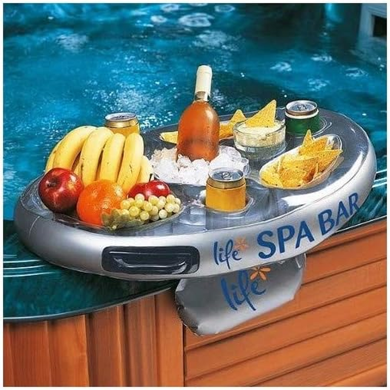 Life Spa Bar - Floating Pool Spa Bath Hot Tub Food & Drink Tray