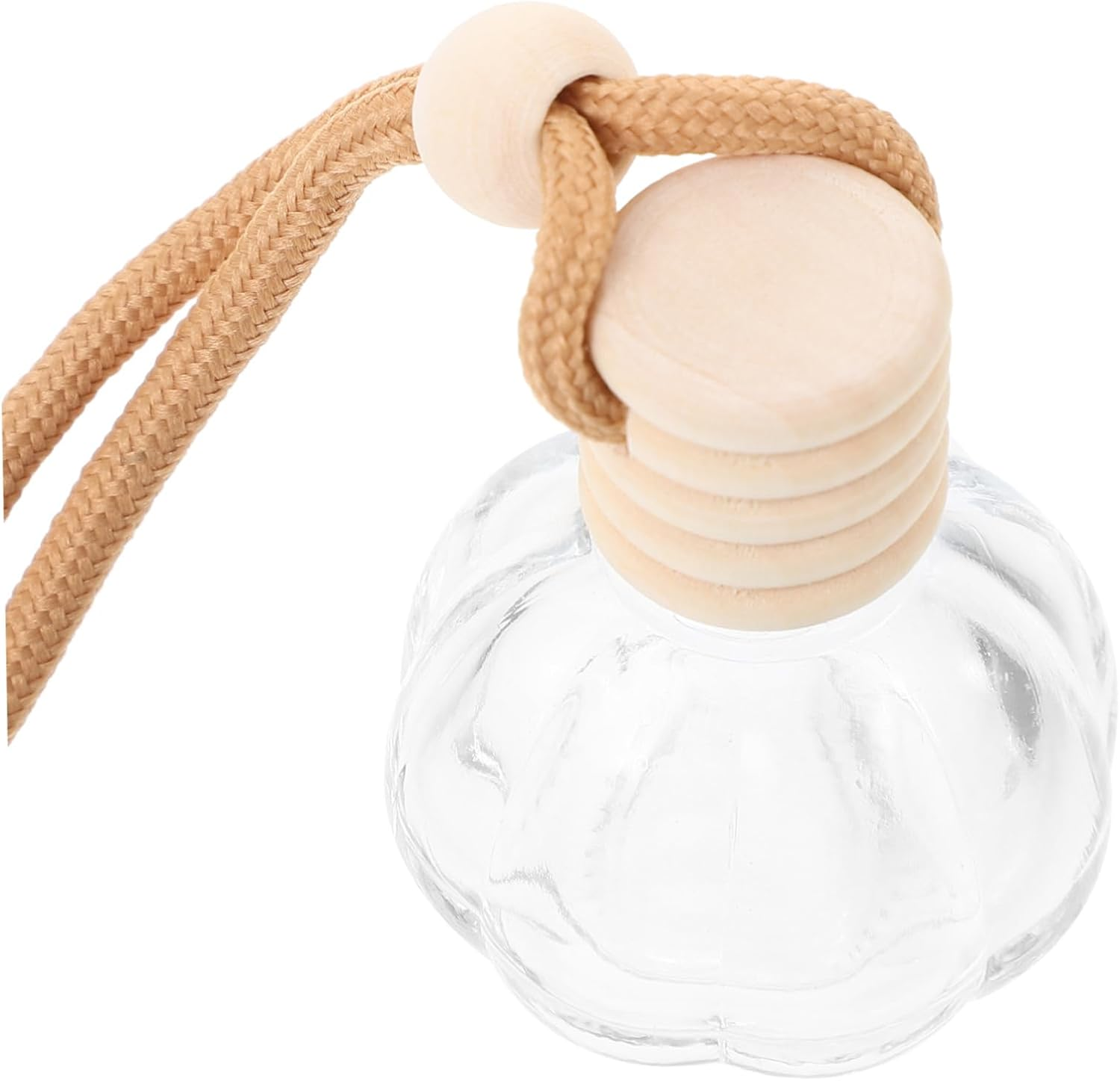 6Pcs Aromatherapy Car Diffuser Bottle Pendants Elegant Hanging Perfume Bottles for Auto Decor Transparent for Office Home and Vehicle Freshening image number 2