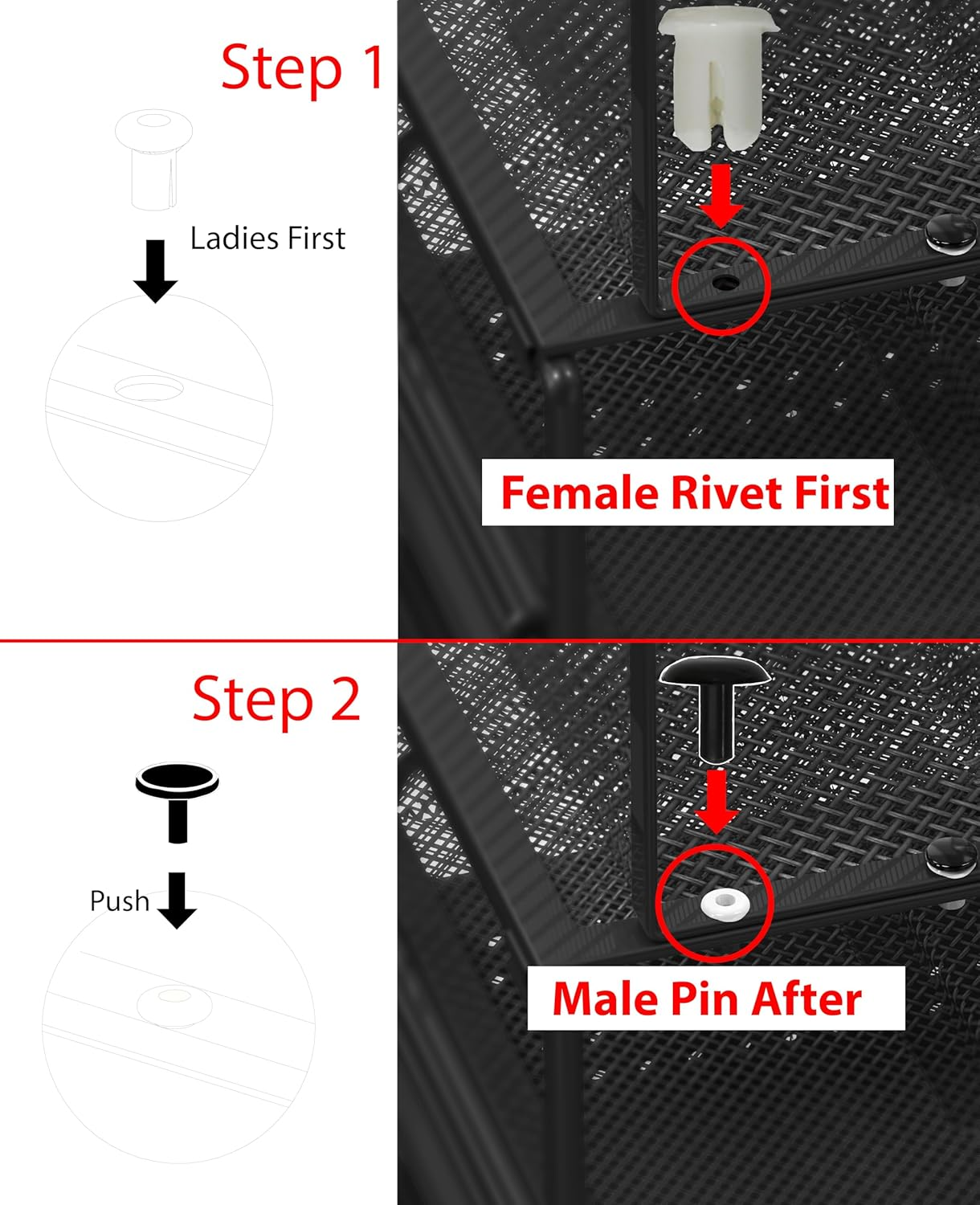Simple Houseware Desk Organiser with Sliding Drawer, Double Tray and 5 Upright Sections, Black image number 5