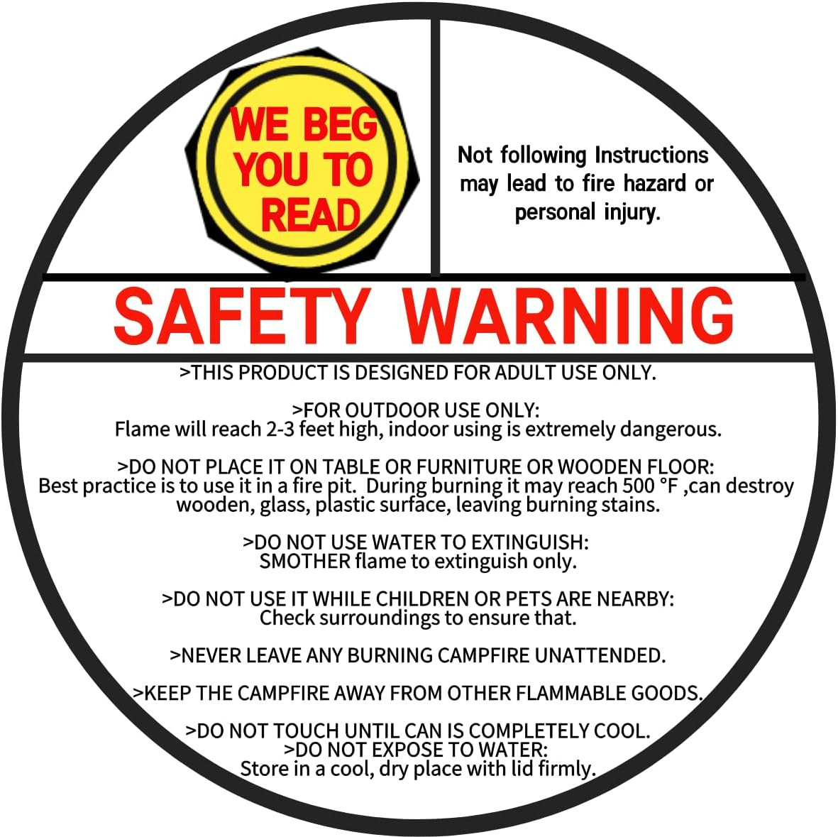 New Mini Portable Fire Pit,Portable Outdoor Fire Pit and Convenient Campfire,3&ndash;5 Hours of Warmth and Burn Time,Great for City Bonfire,Camping, Picnics, Party,Birthday image number 6