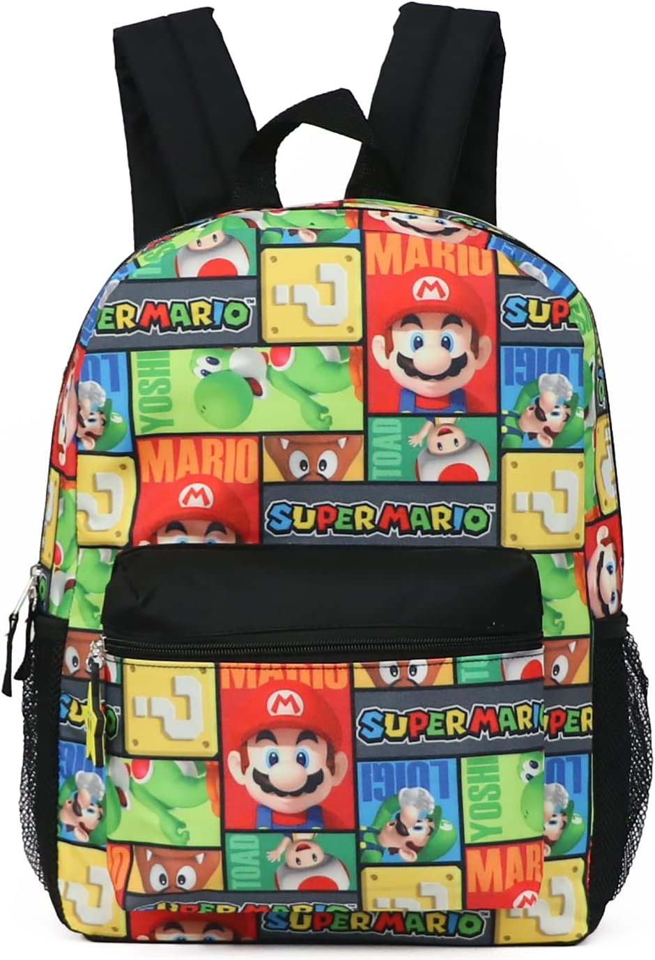 SUPER MARIO 16' Allover Print Character Daypack Backpack