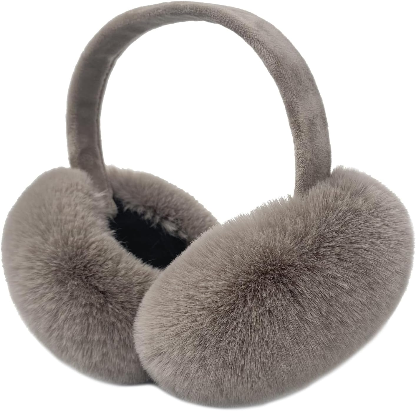 LCXSHYE Winter Ear Muffs Faux Fur Warm Earmuffs Cute Foldable Outdoor Ear Warmers for Women Girls