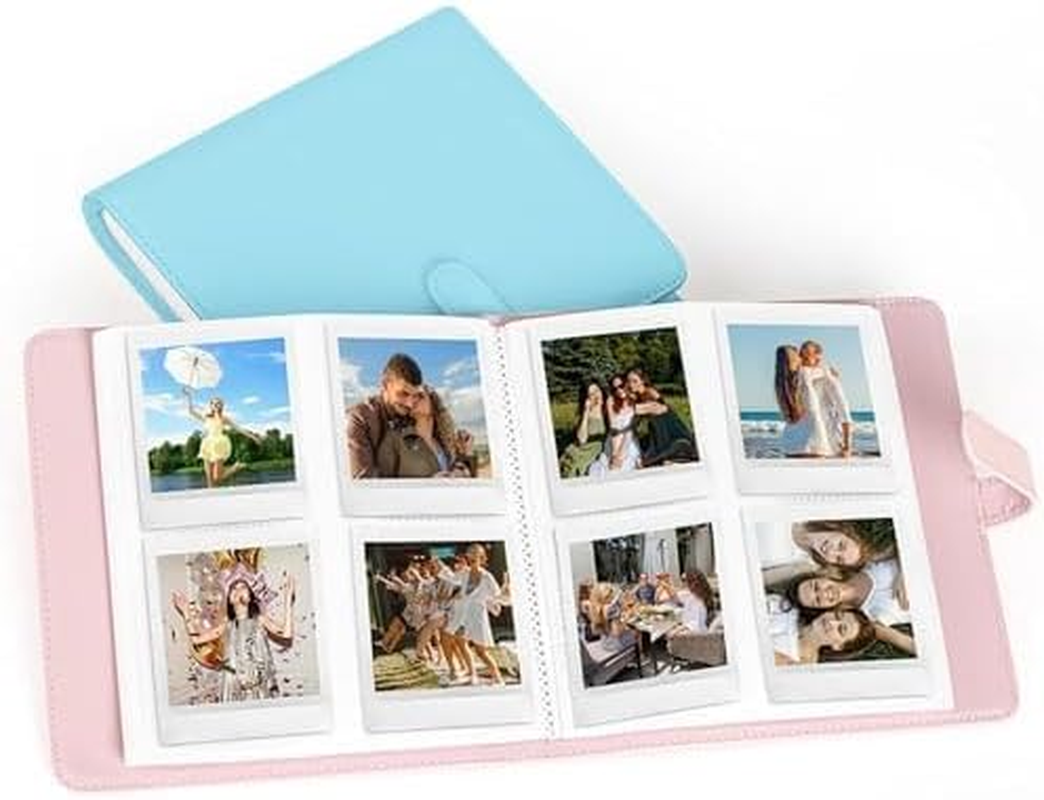 LAYOMI 288 Pockets Photo Album Fo Fujifilm Instax Square SQ1/SQ6/SQ10/SQ20/SQ40 Camera, Sp-3/Square Link Mobile Printer, Album for Instax Square Film, 3.4 X 2.8 Inch Film (White)