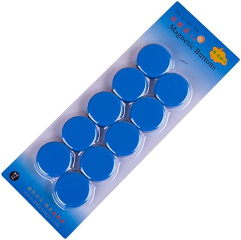 10 Pcs Magnets Whiteboards Strong Magnet Colorful Mini Small Magnets round Craft (Blue) image number 2