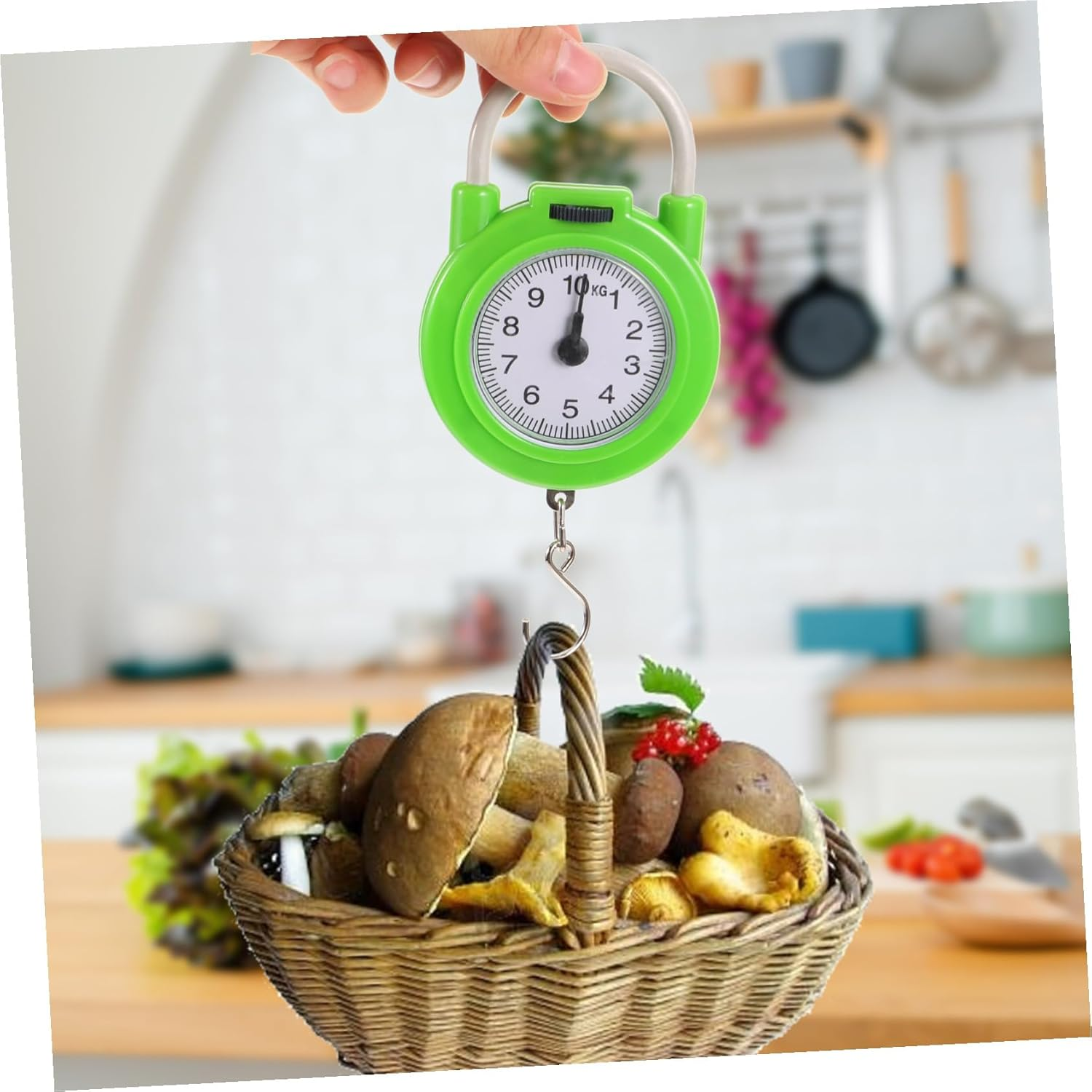 JUMPLAWN Portable Spring Scale Luggage Weight Scale with Hook High Precision for Home and Travel Use image number 2