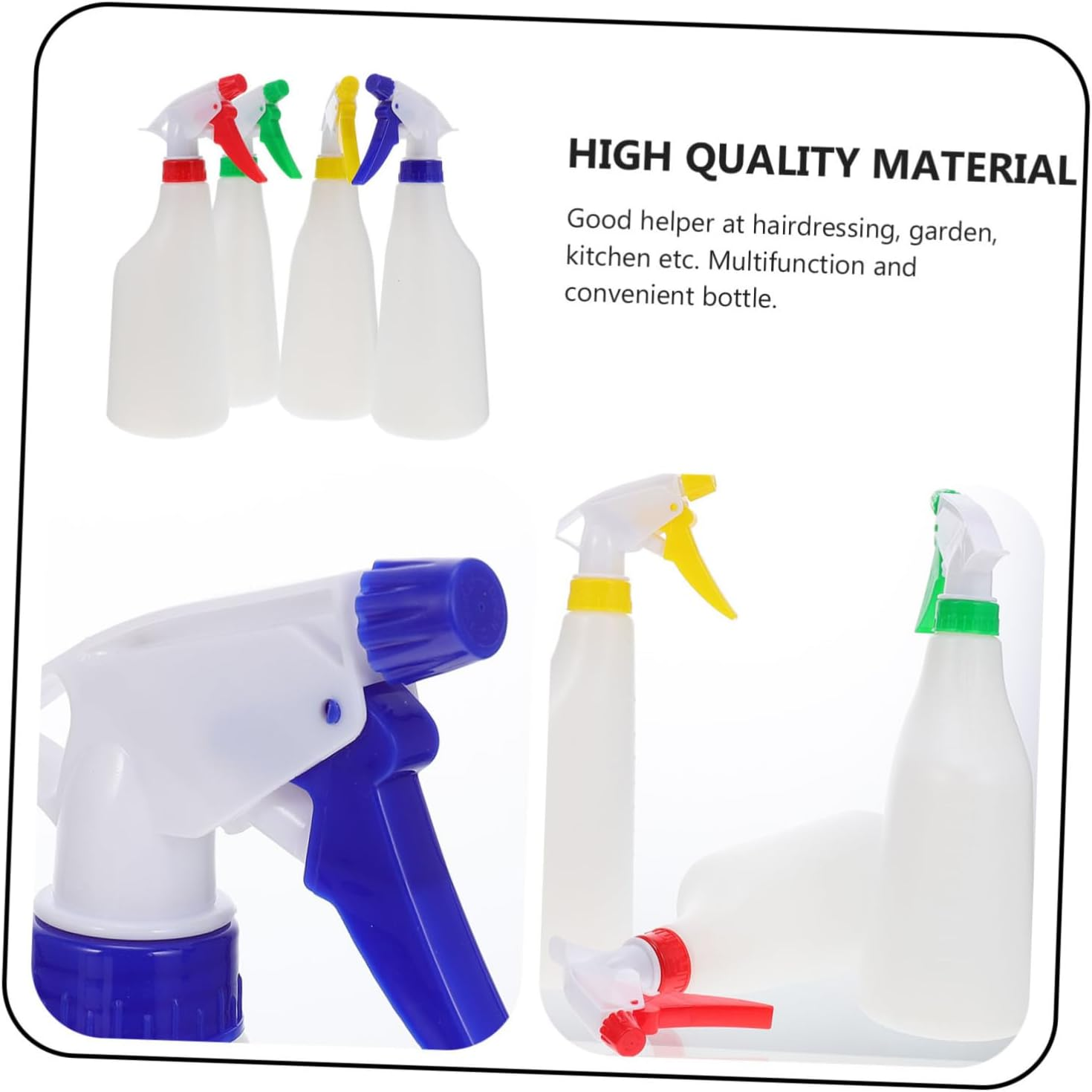 PHENOFICE 4Pcs Spray Bottle Scale Gardening Watering Can for Household Pots Water Sprayer image number 2