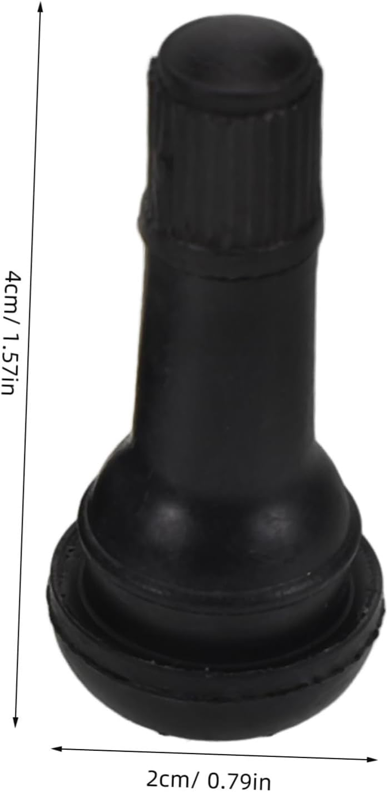 LOORGVEL 100Pcs Robust Tire Valve Stems Tubeless Rubber Valve Stems Automotive Accessories for Car Tyre Replacement