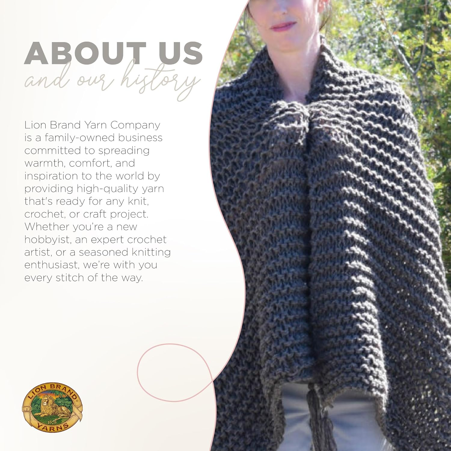 Lion Brand Yarn 150-123E Fishermen'S Wool Yarn, Oatmeal - Natural image number 2