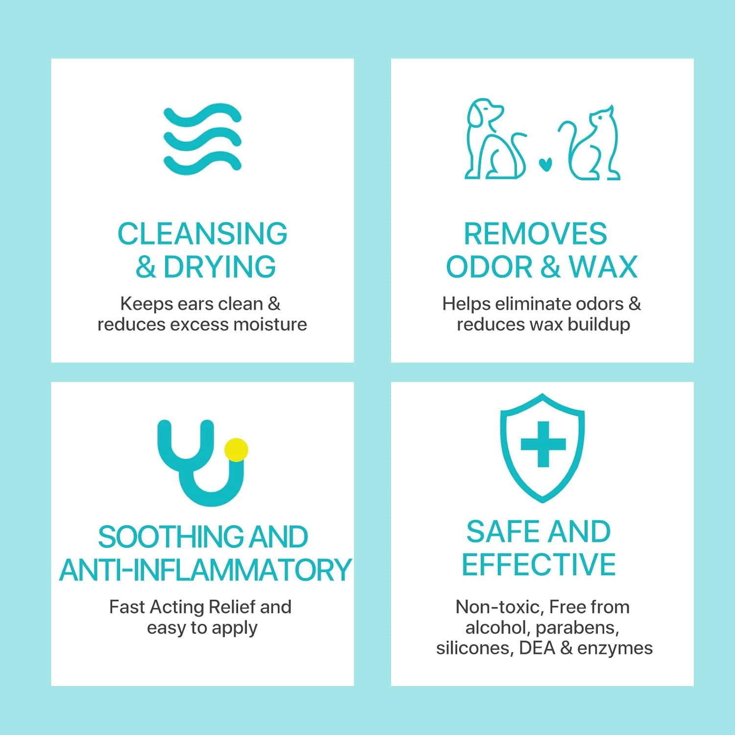 Dog Ear Cleaner - Removal Ear Powder for Pets,Dog Ear Infection Treatment,Supports Infection Prone Ears, Ear Odor in Pets (2PC Ear Powder) image number 6