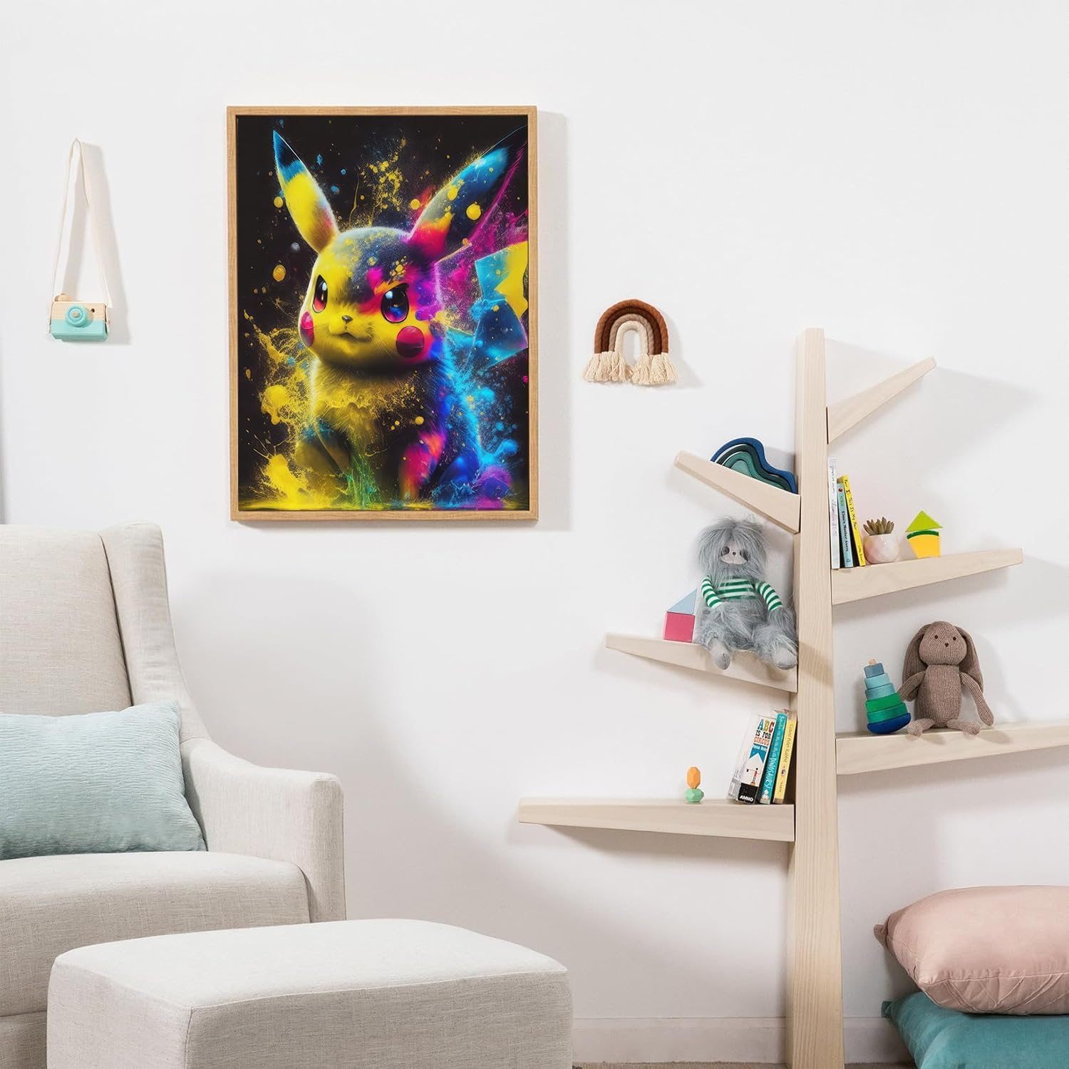 Paint by Numbers for Adults, Children, Wrinkle-Free Canvas Pictures, Cartoon Anime DIY Painting Kit with Brush and Acrylic Paint, as a Gift, Large Canvas for Wall Decoration, 40 X 50 Cm image number 3