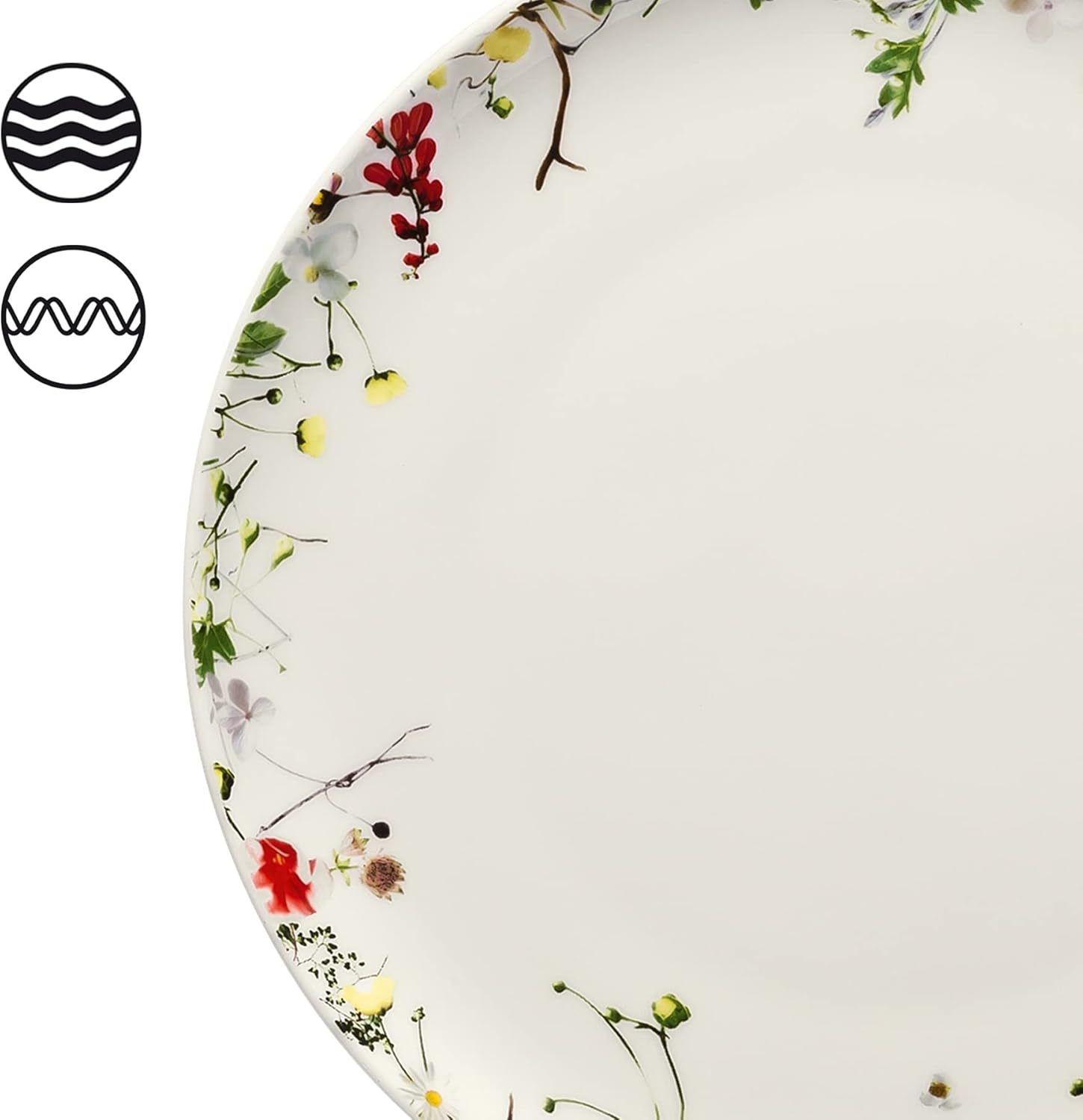 Brillance Fleurs Sauvages Set of 6 with Combination Cups and Coupe Plates image number 2