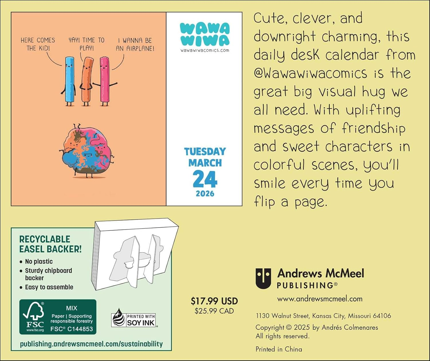 Wawawiwa'S a Beautiful Day 2026 Day-To-Day Calendar