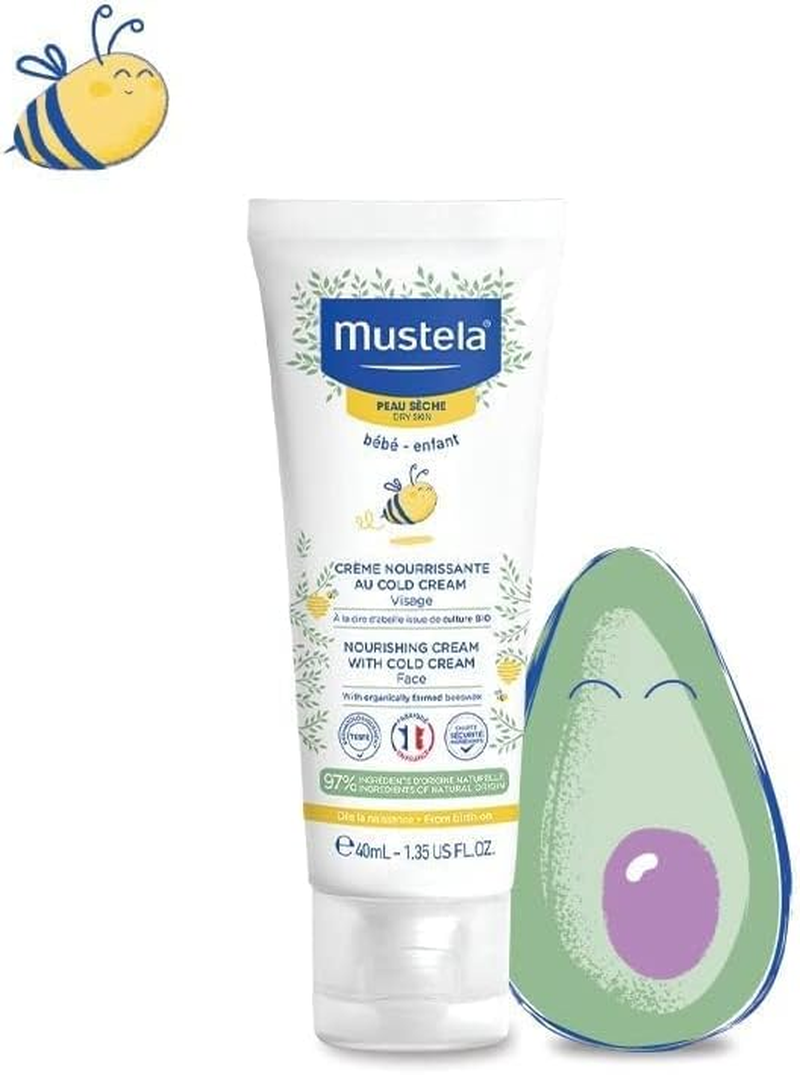 Mustela Nourishing Face Cream with Cold Cream - for Dry Skin, 40 Ml image number 1