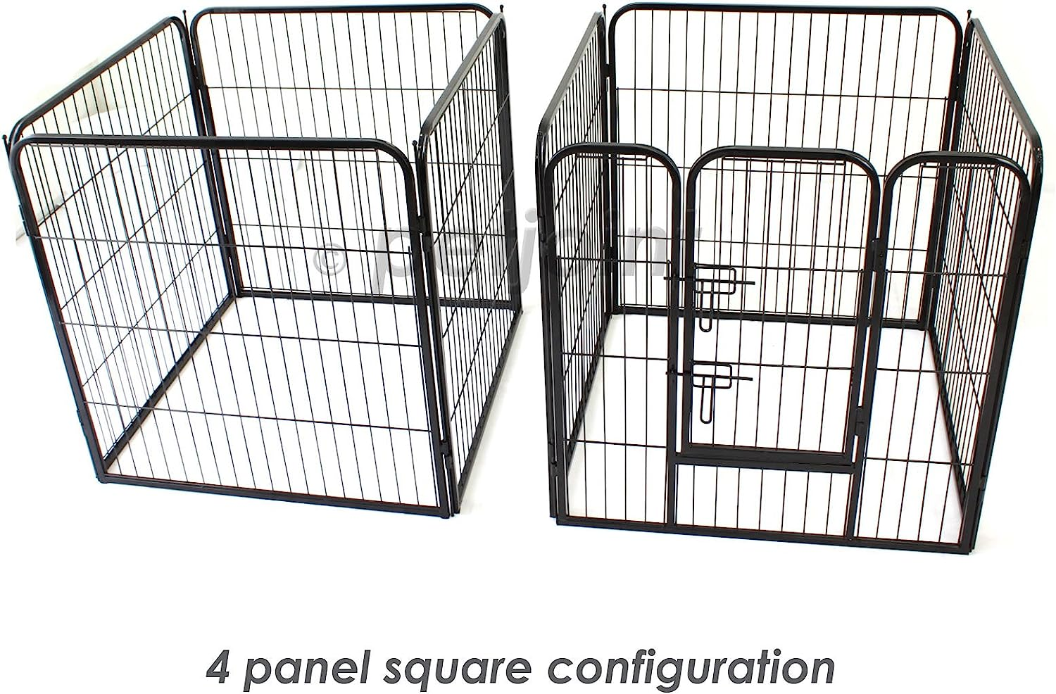 Heavy Duty Pet Dog Playpen Puppy Exercise Play Pen Fence Enclosure Gate 8 Panels Heavy-Duty Crate Cage (Large 100Cm) image number 6