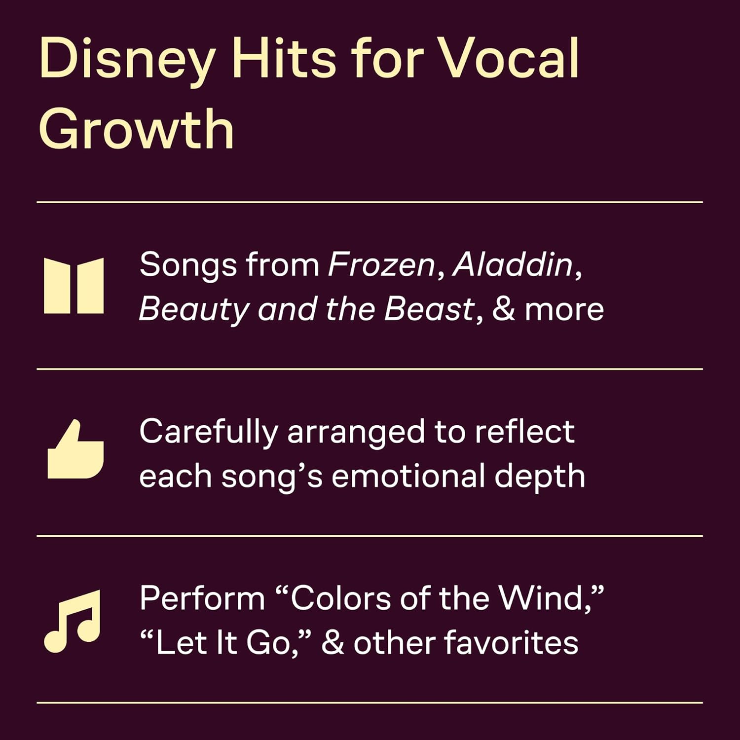 Disney Songs for Singers: High Voice image number 4