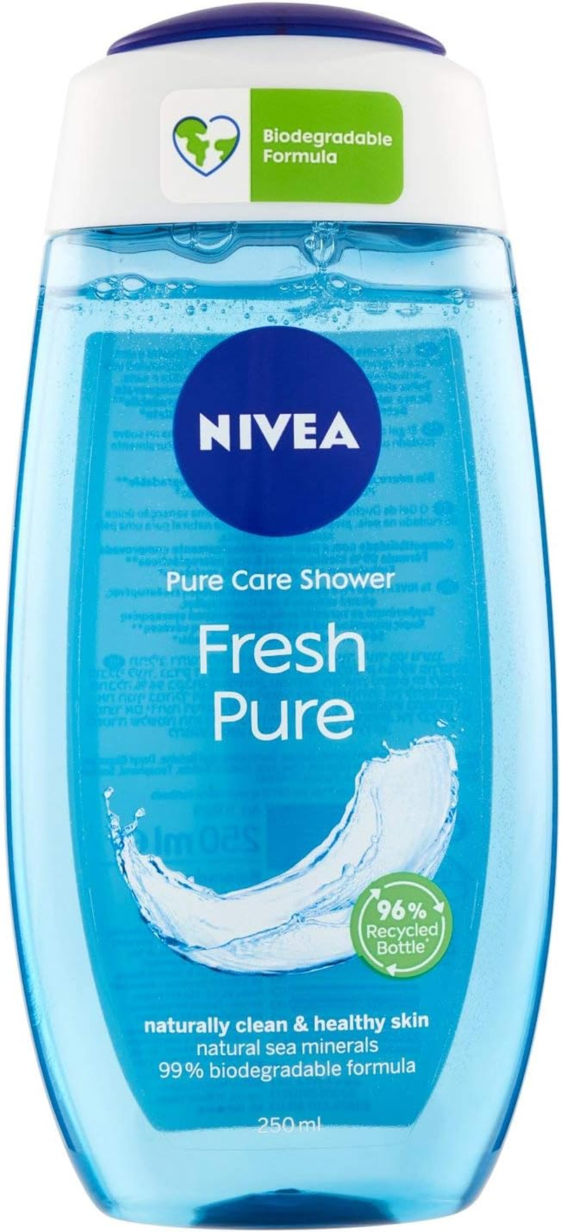 Nivea Shower Gel Fresh Fitness, Marine Minerals and Regenerating Fragrance, 3 Packs of 250 Ml image number 5