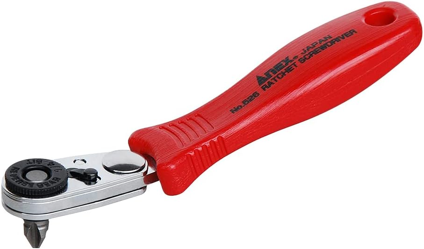ANEX No. 525-28B Ratchet Screwdriver Compact Bit 52 with Case, Multi Set image number 5