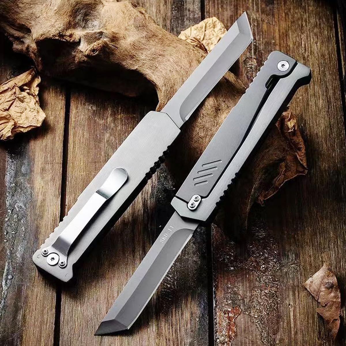 10MOONS Pocket Knife, Folding Knife, 9.1&Prime; D2 Steel Blade Pocket Knife Multitool, Pocket Knives & Folding Knives with Belt Clip, Tactical Knives Camping EDC Pocket Knives for Men image number 4