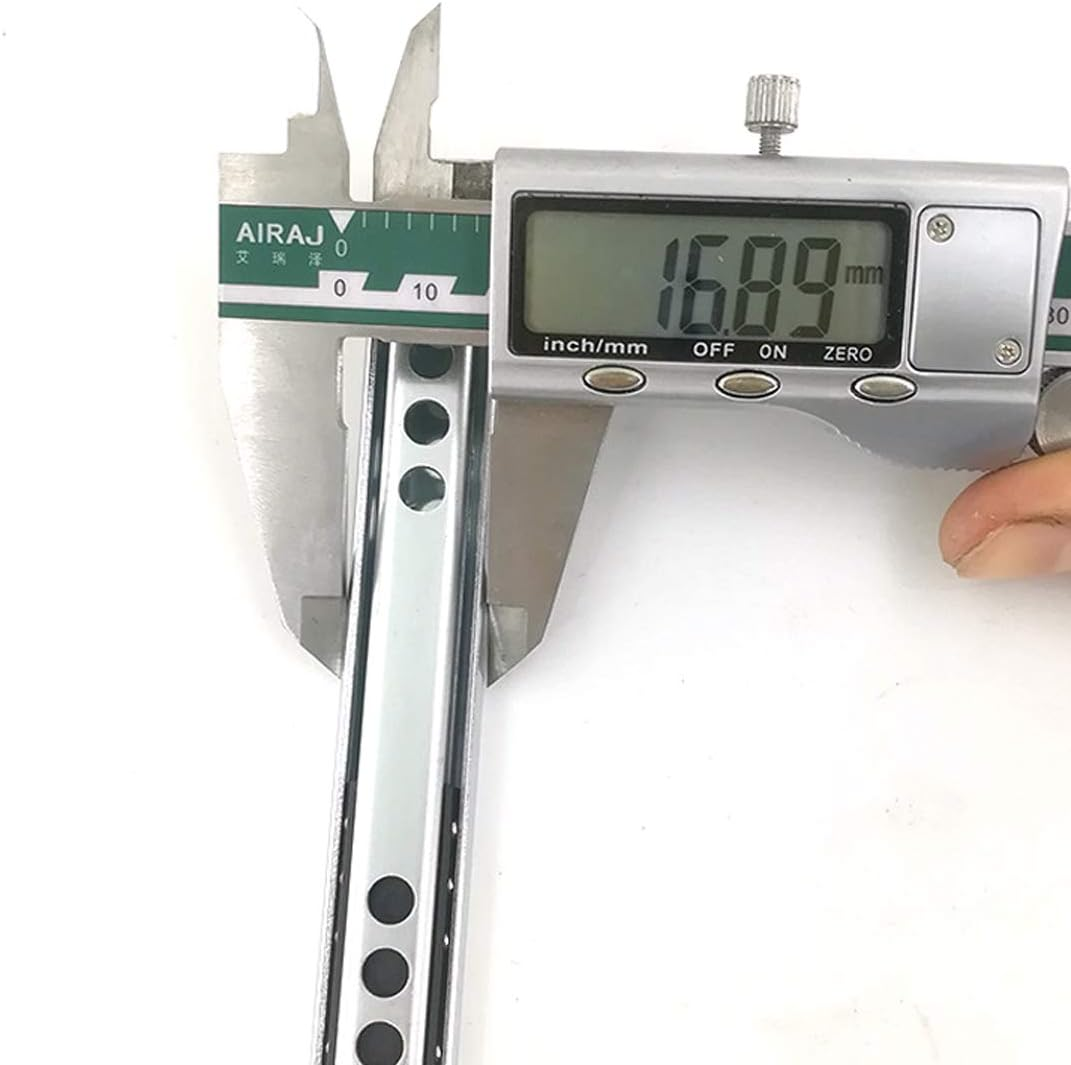 2Pcs Drawer Slides, 6 Sizes Ball Bearing Steel Drawer Runner for Files, Desk Pedestals and General Storage Drawers