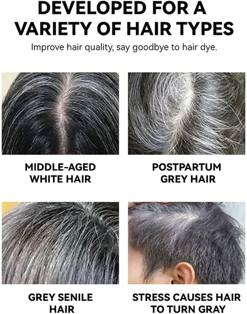 Disposable Hair Dye Pen, Cover Gray Hair Color Touch-Up Stick, Hair Color Pen for Roots, One-Time Hair Dye Instant Gray Root Temporary Coverage (03# Coffee, L)