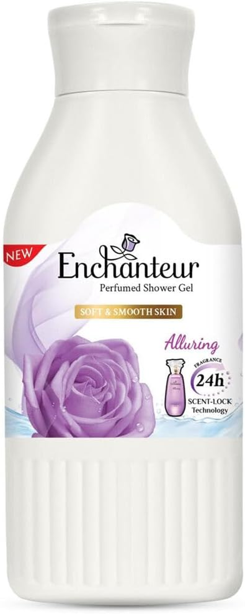 Enchanteur Alluring Perfumed Shower Gel 200Ml Rose Essence Natural Olive Oil