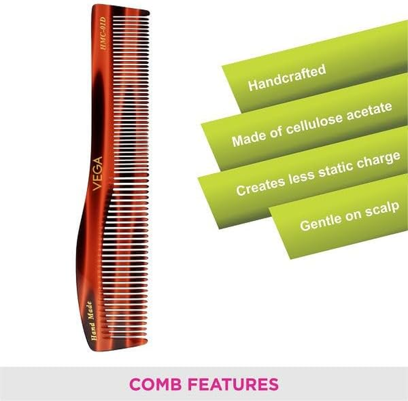 Vega Handmade Comb - Graduated Dressing HMC-01D 1 Pcs image number 6