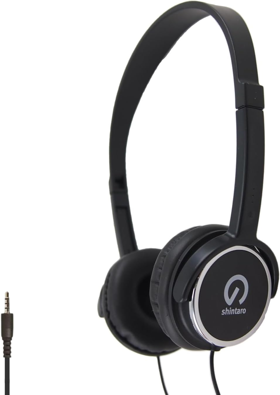 Shintaro Kids Headphones with Safety Volume Limit, 3.5Mm Audio Jack - Adjustable Headband (SH-KHBLK) image number 3