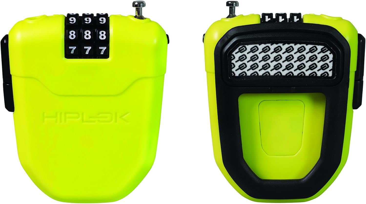 Hiplok FX Wearable Combination Cable Lock - Lime image number 3