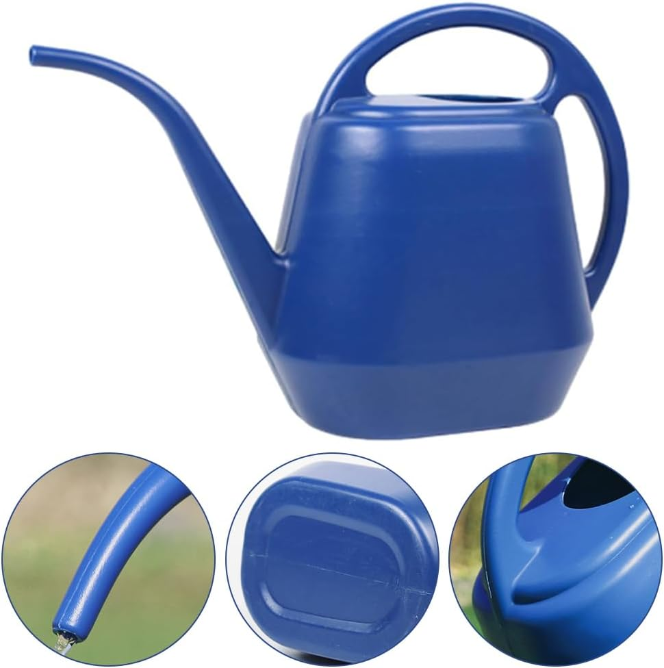 4L Gardening Watering Can with Durable Material, Durable Plastic Long Spout Watering Kettle, Portable Plant Watering Can, Large Plastic Watering Can for Garden Flowers Plants image number 2
