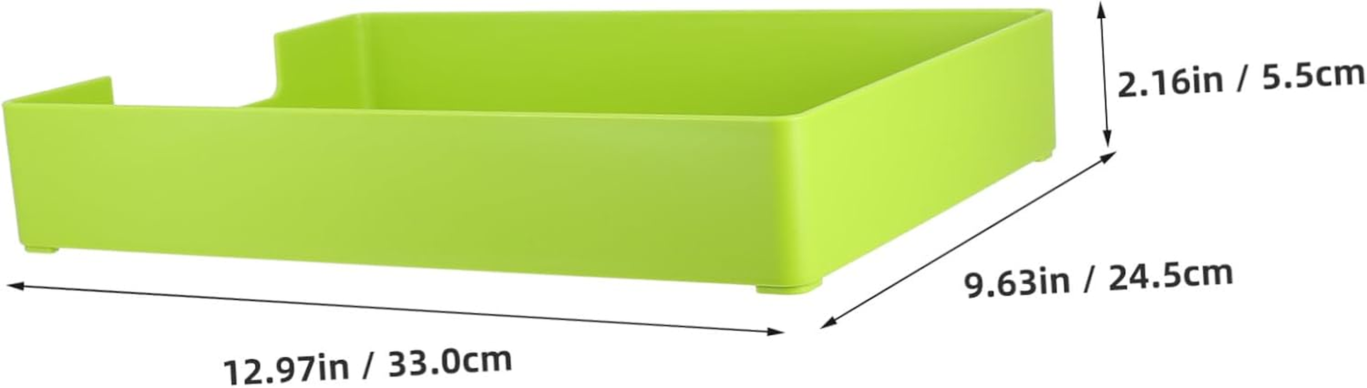 SECFOU Versatile Stationery Office Product Square Shape Desktop Organizer Paper Organizer Desk Tray Document Receipt Storage Box