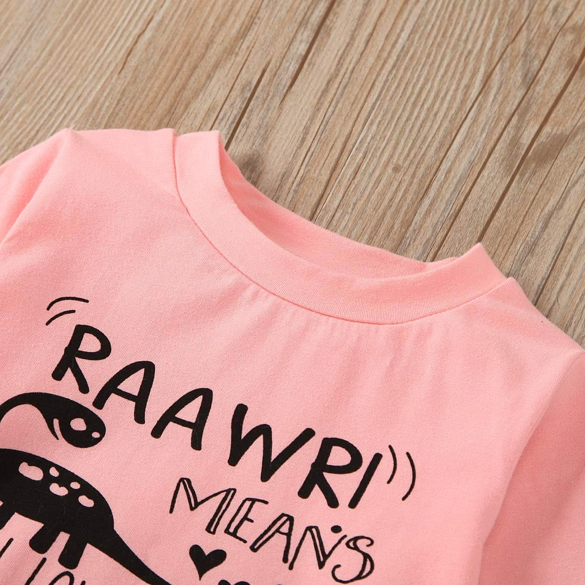 Toddler Baby Girls Outfits Long Sleeve Tops and Floral Pants 2Pcs Fall Winter Clothes Set image number 5