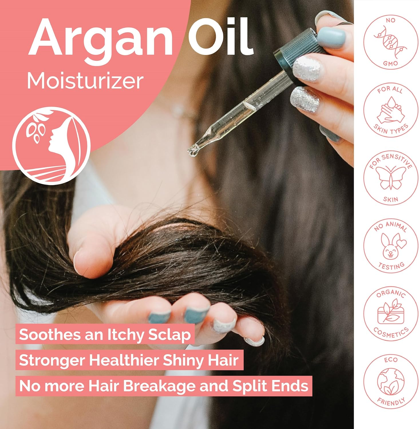 Fatima'S Garden Hair Serum - with Argan & Vitamin E, Hair Repair, 50Ml image number 6