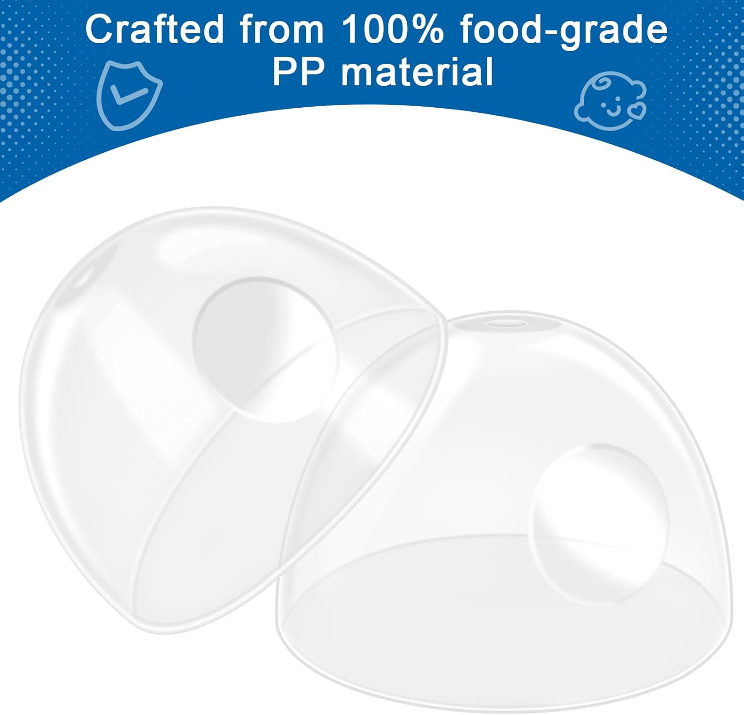 (6 Count) Baby Bottle Lids for Philips Avent Baby Bottles, Compatible with Philips Avent Natural Bottles & Natural Glass Bottles image number 1