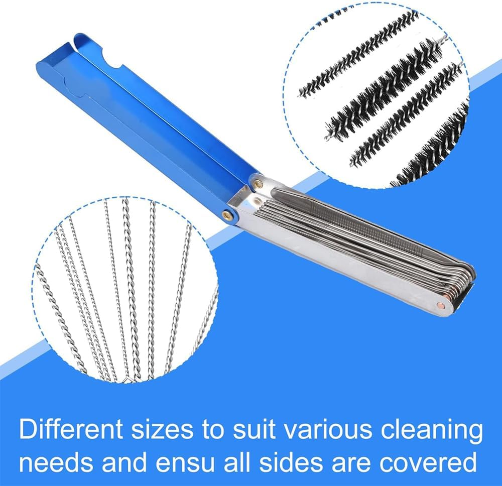 Carburetors Carbon Dirt Jet Remove Cleaner,Wire Torch Tip Cleaner Tool,Needles and Brushes Cleaning Tool Kit,Carbons Dirt Jet Remove,Suitable for Auto,Motorcycles,Atv,Welder,Lawn Equipment (9) image number 5