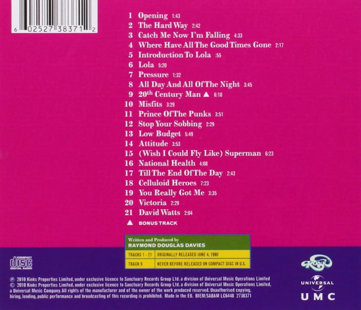 One for the Road - Audio Cd, Audiobook, Cd, 27 July 2010 image number 2