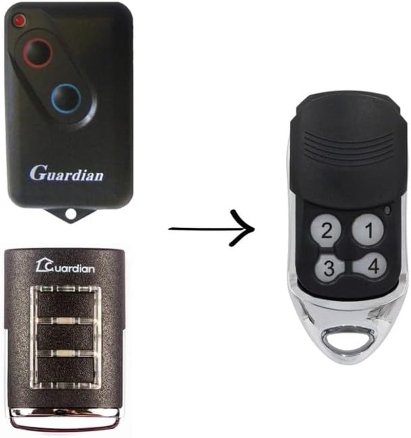 Replacement Remote, Compatible with Guardian Garage Door Openers 21230 & 21230L