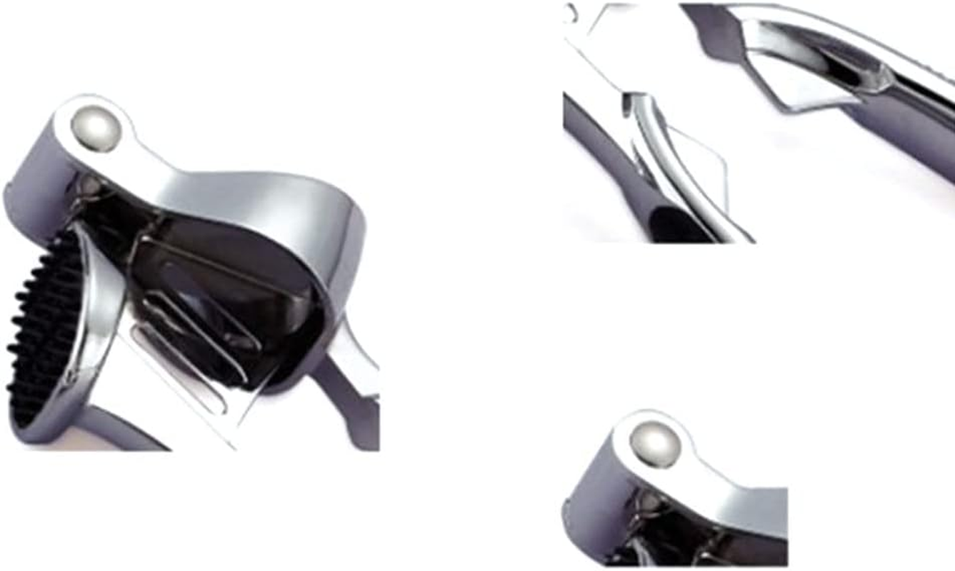 Garlic Grinder Press, Zinc Alloy Garlic Chopper Crusher Garlic Mincer Ginger Kitchen Gadget Garlic Presser image number 4