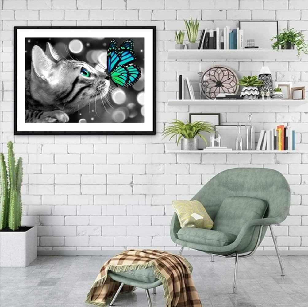 3 Pack Diamond Painting Kits for Adults, Betterjonny Cute Cat Diamond Painting by Number Kits DIY 5D Full Drill Crystal Rhinestone Arts and Crafts Perfect for Home Wall Decor(30 * 40Cm,30 * 30Cm) image number 5