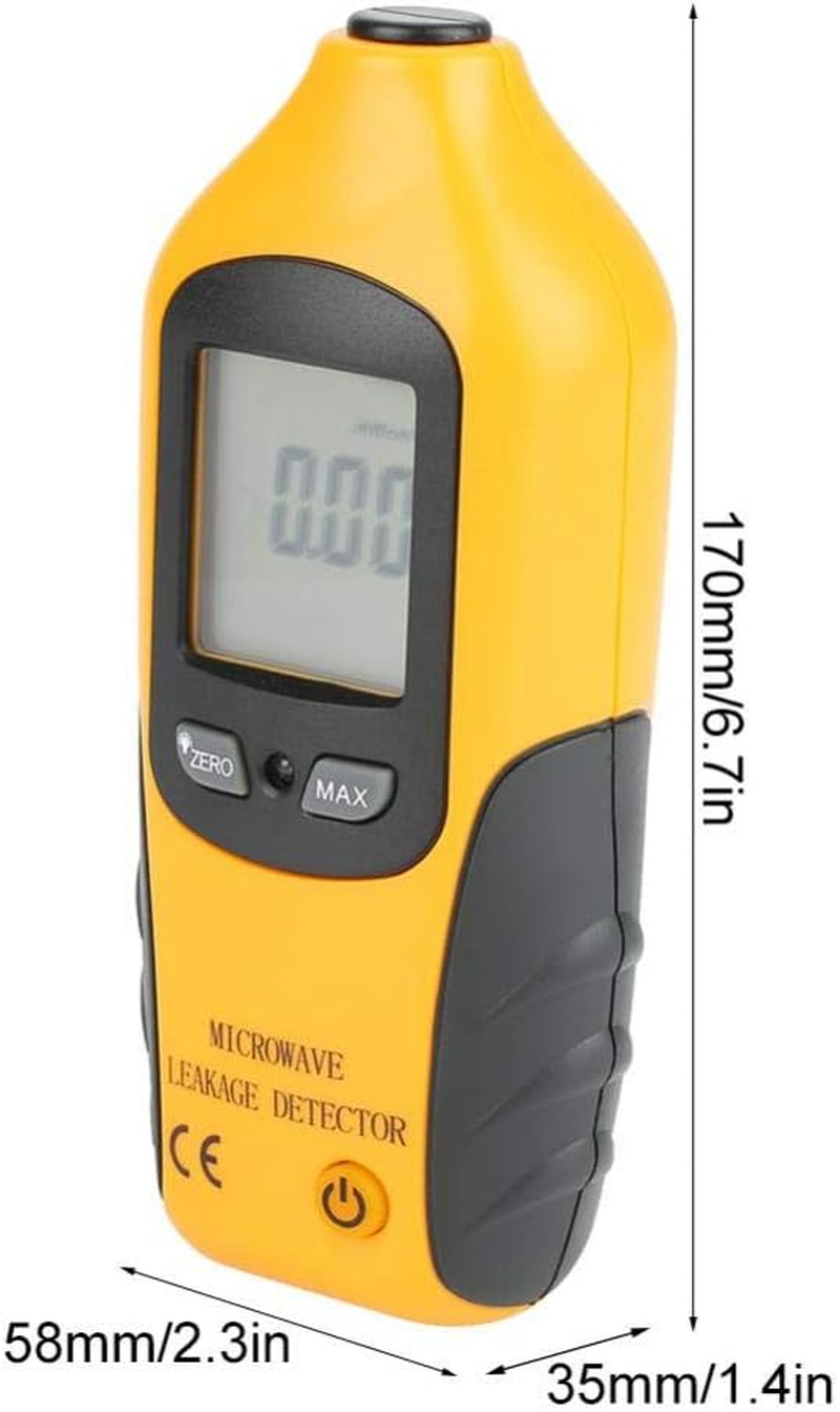 Microwave Leakage Detector, Digital LCD Display Handheld Microwave Leakage Detector High Precision Radiation Meter EMF Tester for Household Factory Workshop image number 5