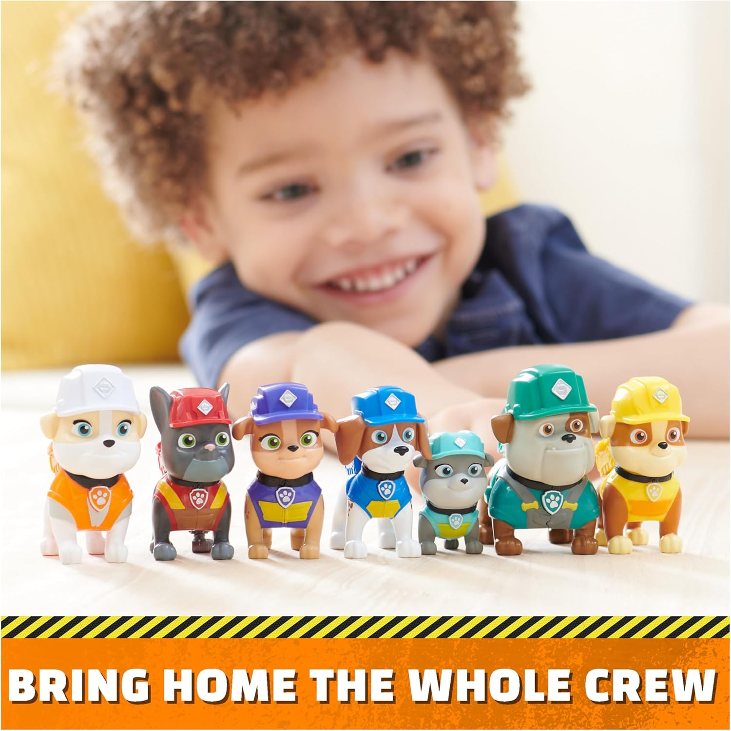 Rubble and Crew, Toy Figures Gift Pack, with 7 Collectible Action Figures, Kids&rsquo; Toys for Boys and Girls Aged 3+