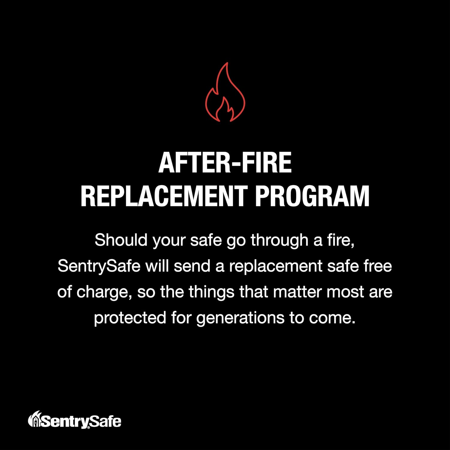 Sentrysafe Fireproof and Waterproof Safe Box with Key Lock, Fire and Water Chest Safe for Valuables, 0.28 Cubic Feet, 6.6 X 15.4 X 14.3 Inches, CHW20221 image number 2