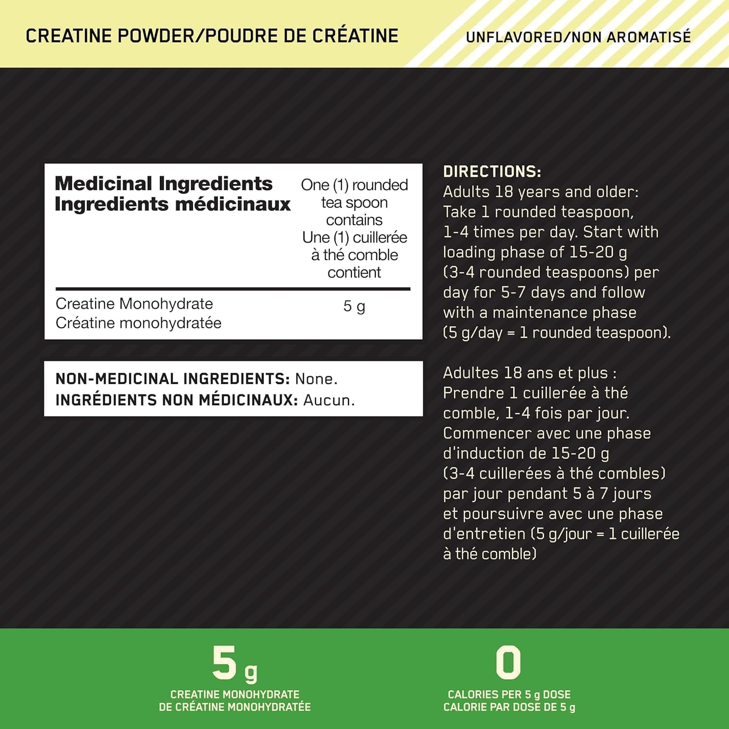 Optimum Nutrition Micronized Creatine Powder - 1200 G image number 2