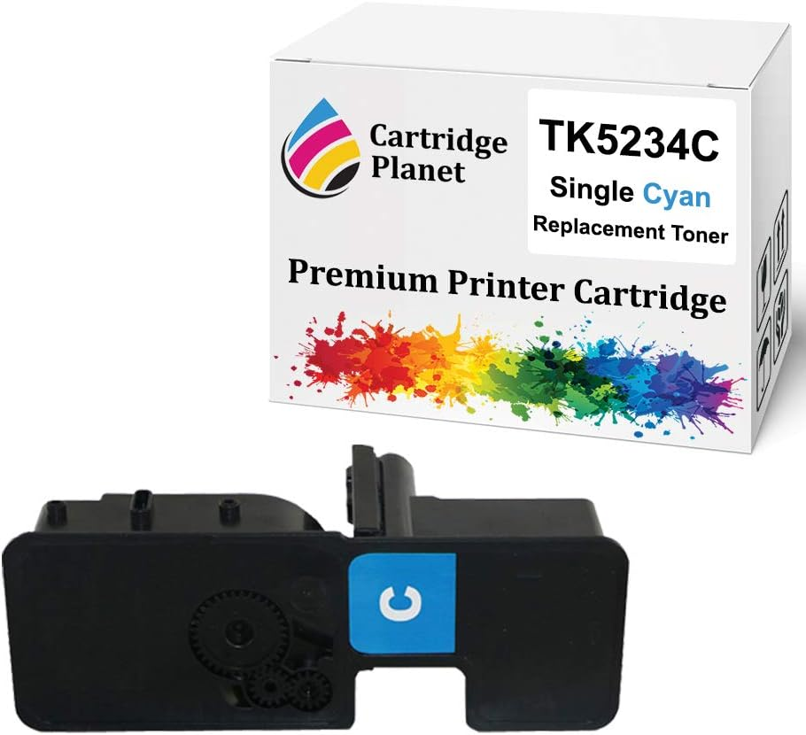 Cartridge Planet Cyan Non-Genuine Toner Cartridge for Kyocera TK-5234C TK5234C (2,200 Pages) for M5521CDN M5521CDW P5021CDN P5021CDW