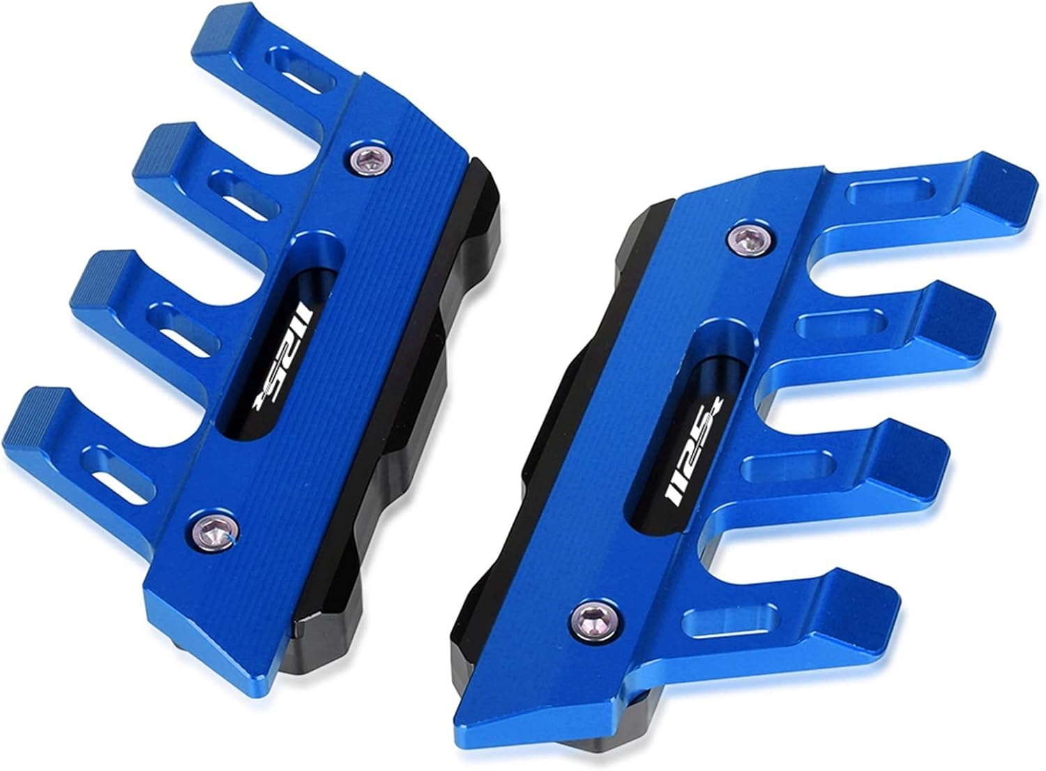 Motorbike Frame Sliders for Buell 1125R 1125 R XB 12R 2008 2009 Motorcycle Mudguard Front Fork Protector Guard Block Fender Anti-Fall Slider Accessories (Color : Black, Size : with Logo) image number 4