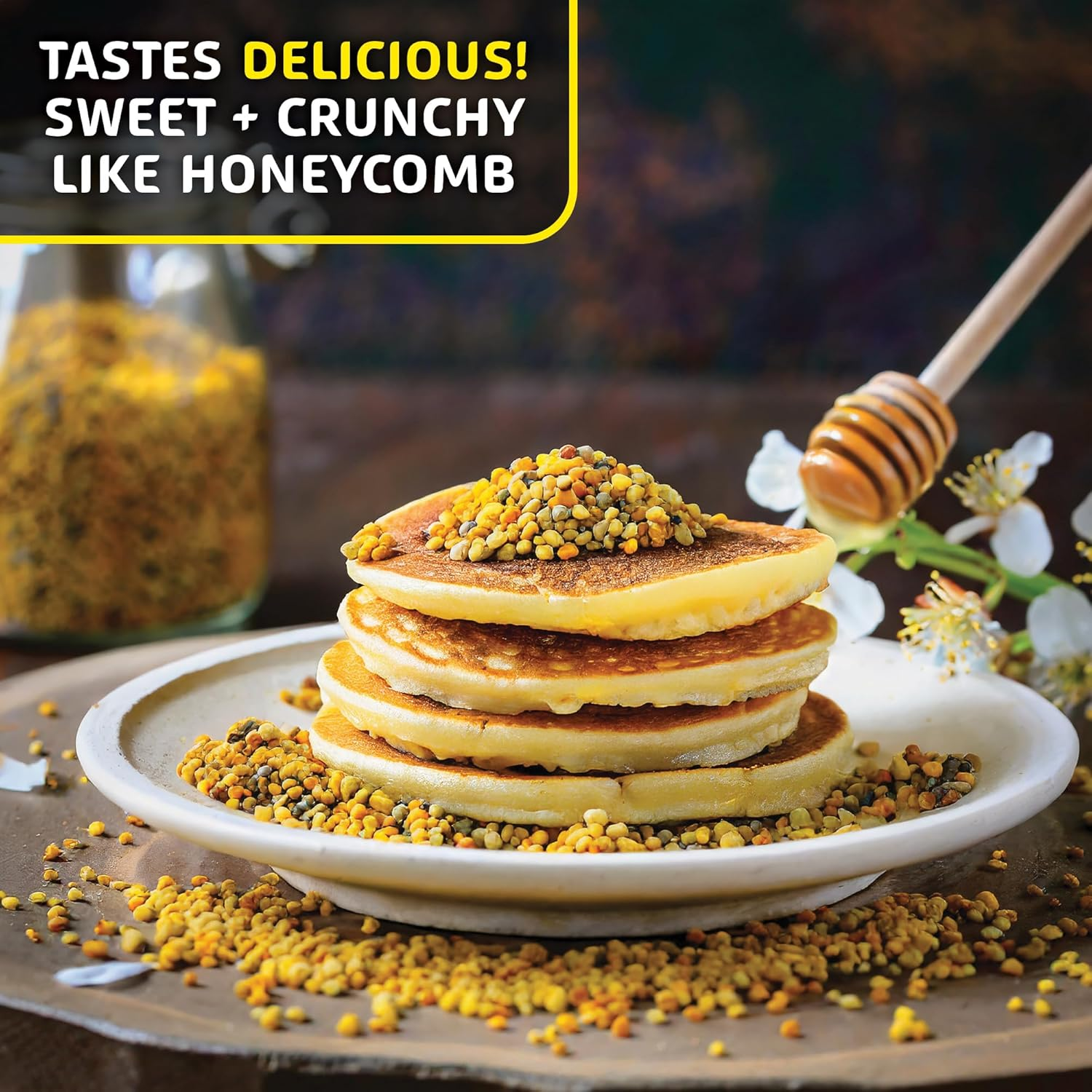 Helio Hives Bee Pollen 140 Gm Granules - Nature'S Superfood, Superior Taste - Western Australia Pure Bee Pollen for Optimal Health image number 5