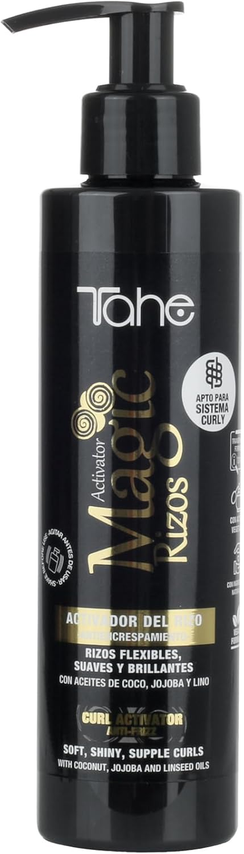 Tahe Magic Rizos Anti-Frizz Curl Activator with Coconut, Jojoba and Linseed Oil (200 Ml) image number 1